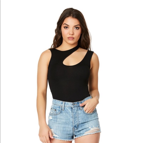 Emma & Sam Tops - Emma and Sam Shoulder Cutout tank